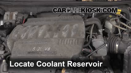 2007 Chevrolet Impala SS 5.3L V8 Refrigerante (anticongelante) Controlar nivel de líquido